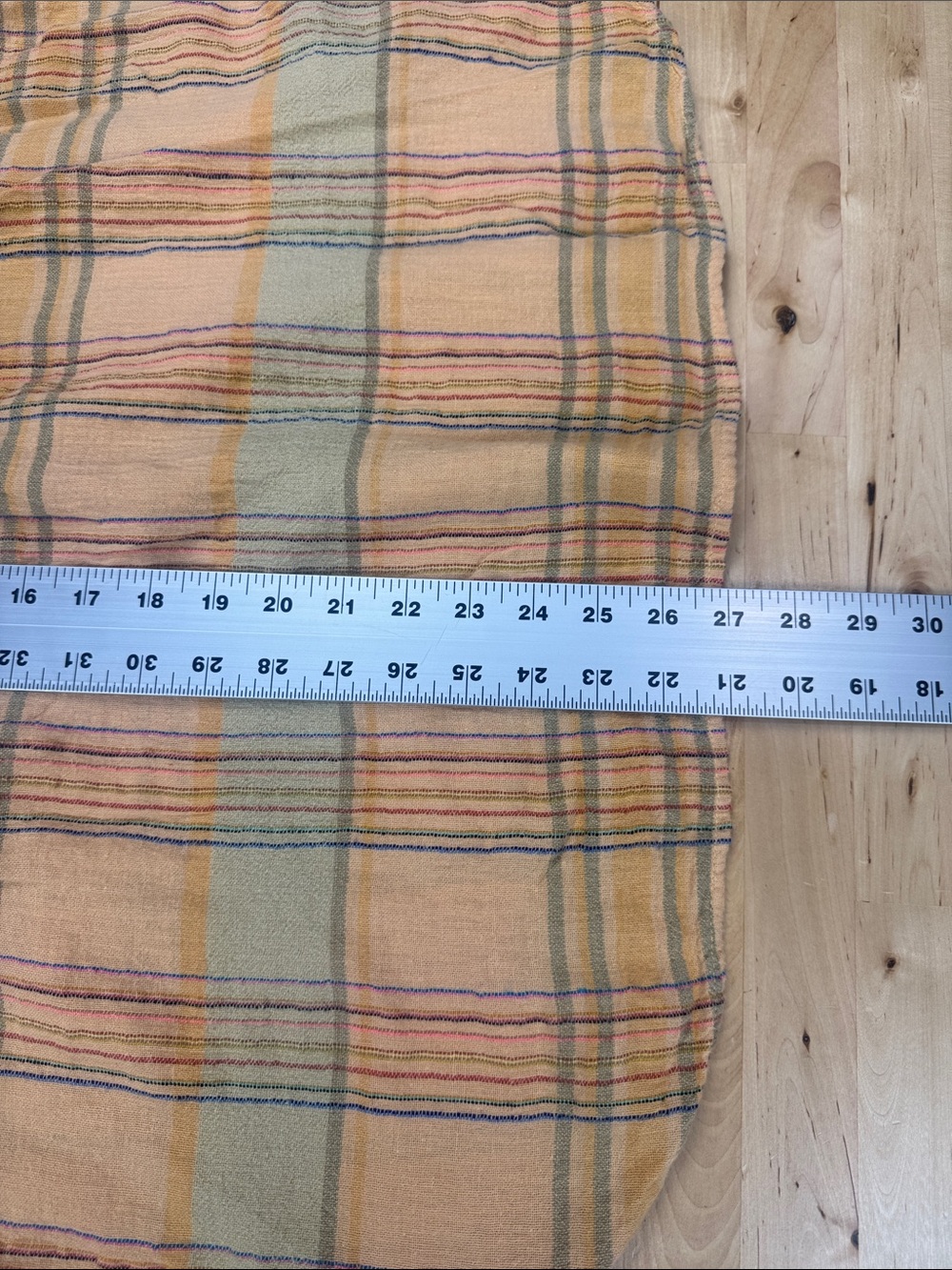 Pilcro Yellow Plaid Button Henley Top - Picture 6 of 12